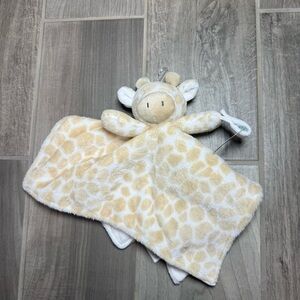 Carter’s Giraffe Plush Security Blanket Lovey Plush Pacifier Holder New